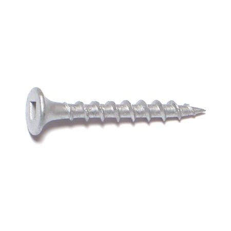 Buildright Deck Screw, #6 x 1-1/4 in, Steel, Flat Head, Square Drive, 8000 PK 07452